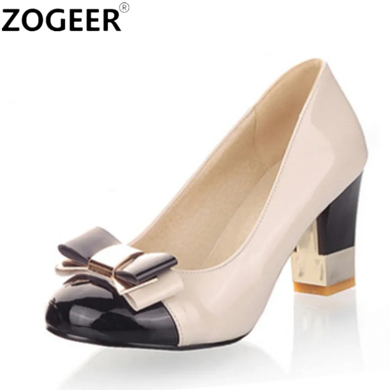 Heißer 2025, Candy Farbe Frauen Pumpt Schuhe Flach Block High Heels Kleid Pumpe Süße Bowtie Rosa Hochzeit Arbeits Party Schuhe Weibliche