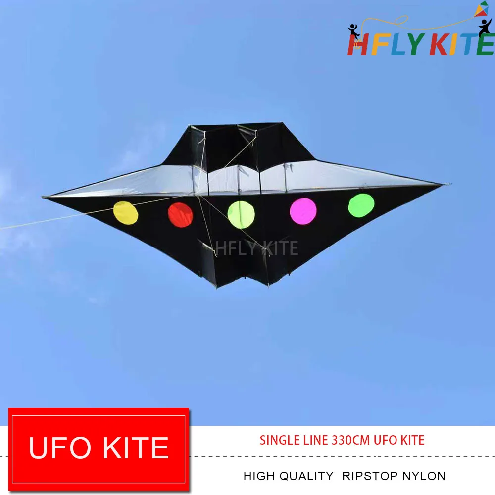 HFLY Neuerscheinung Großer 3,3m UFO-Drachen für Erwachsene Hochwertige Ripstop-Nylon Einleiner-Drachen Modernes Design Image