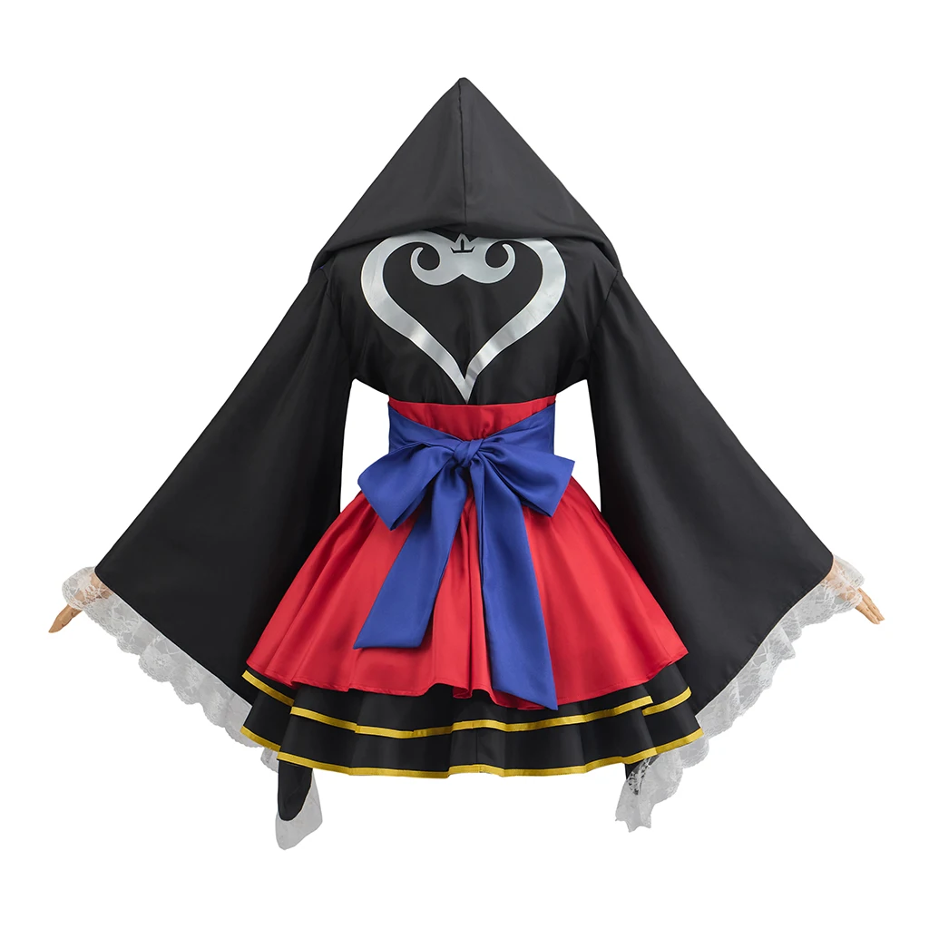 Kingdom Hearts Sora Cosplay Kimono Kleid Komplette Sets Anime Kostüm Weibliche Mädchen Lolita Halloween Party Kleidung Image