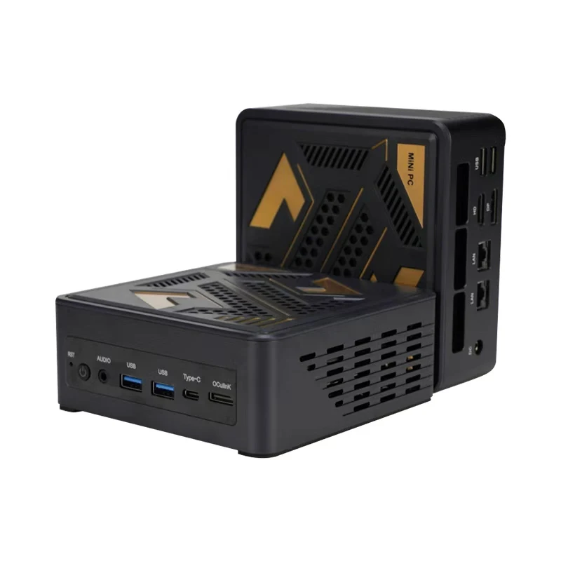 Mini PC de jeu AMD AI9 HX470 HX370 365 AI7 Pro 360 WiFi6 BT.2 HD DP Type-C Oculink R7 255 9 7940HS Ordinateur de bureau/domicile AI5 340