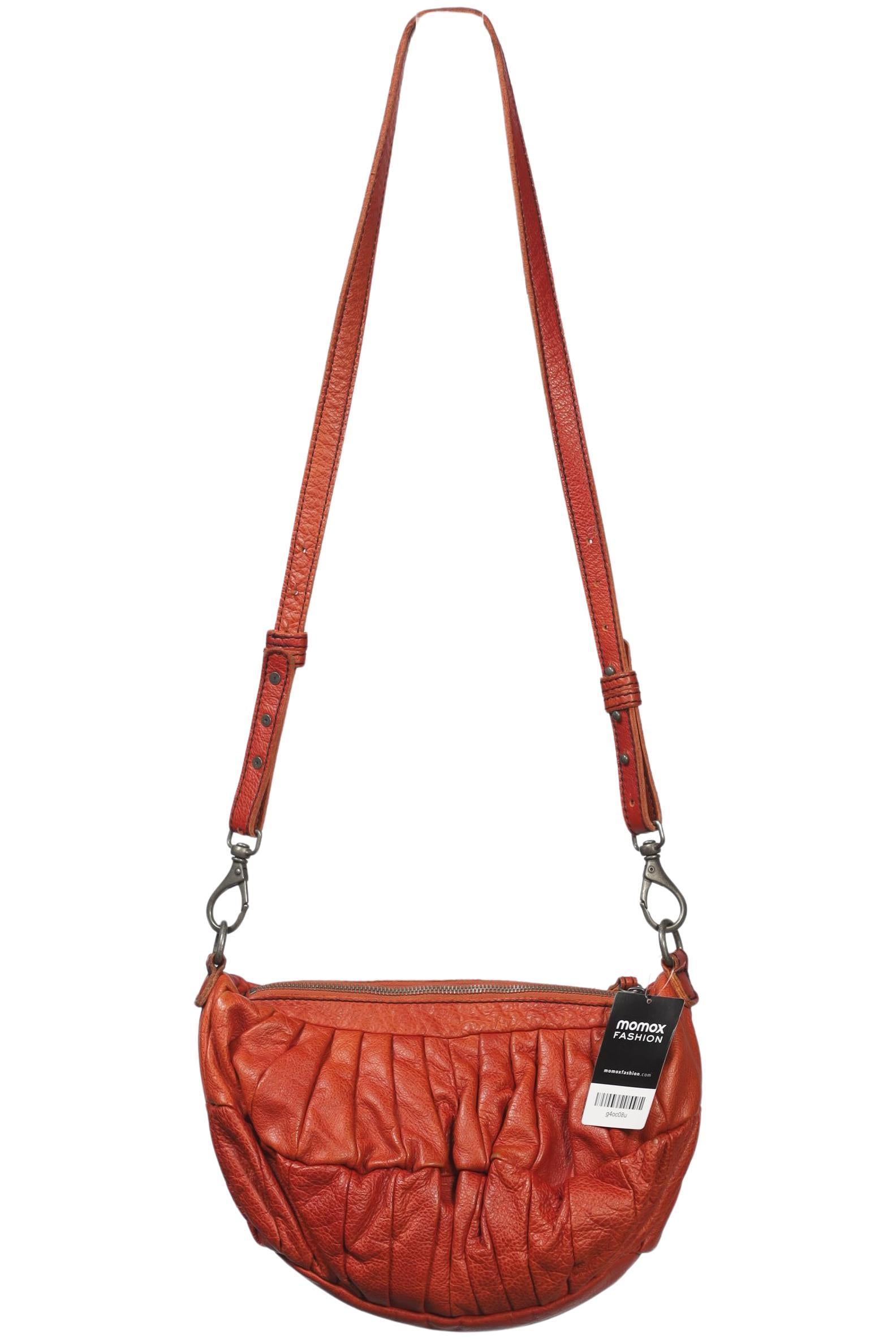 Liebeskind Berlin Damen Handtasche gross Leder, Gr. , Orange, Leder / kein / Etikett