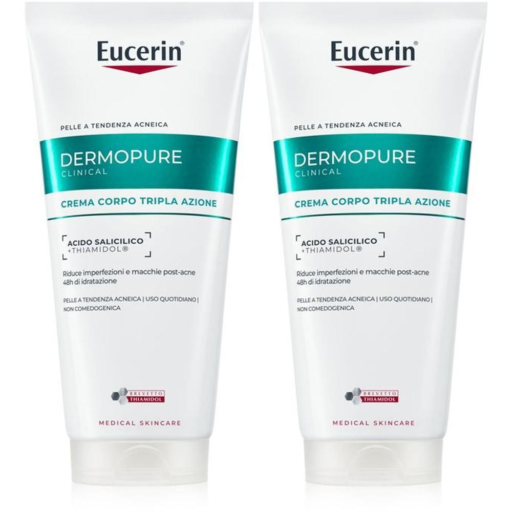 Eucerin Dermopure Crema Corpo Tripla Azione 2x200 ml