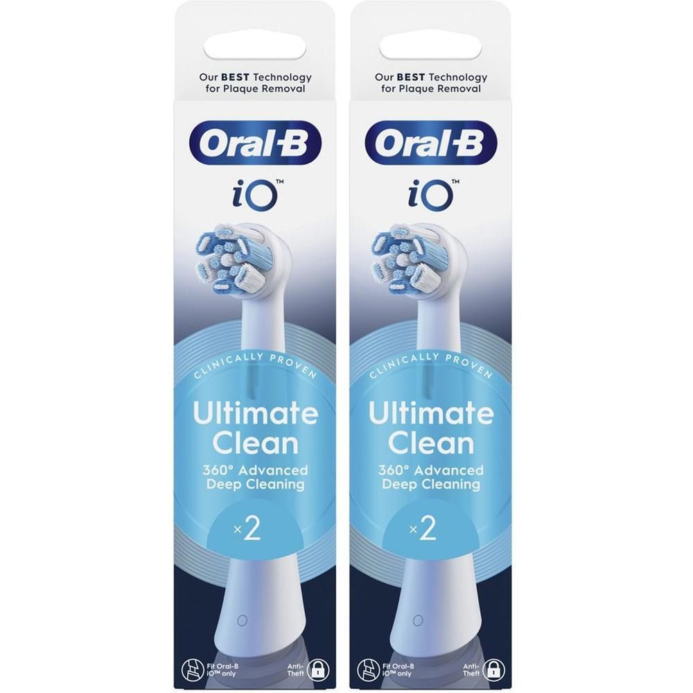 Oralb Power Ricarica Io Ultra Clean White 2 Pezzi 2x1 St