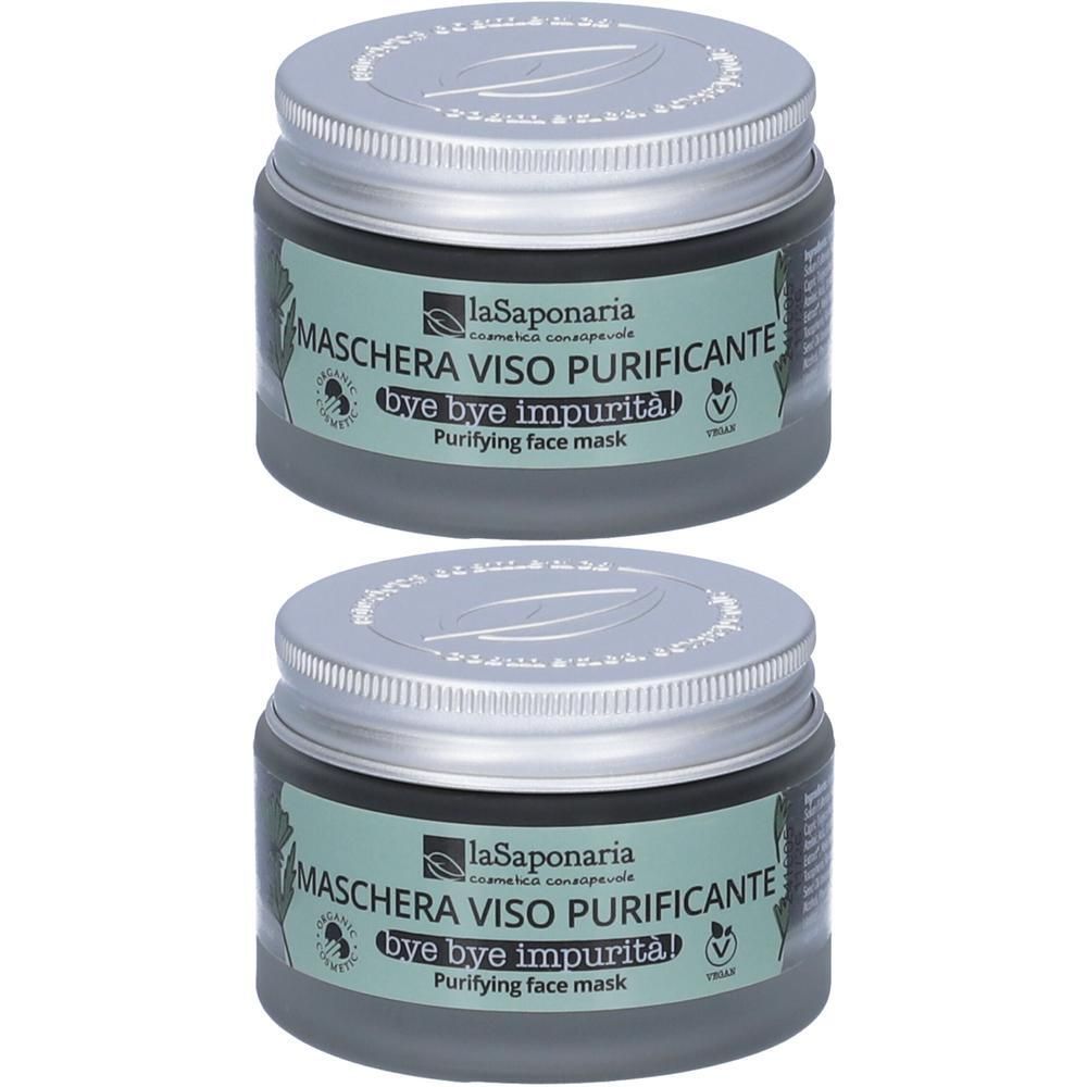 La Saponaria Maschera Viso Purificante 2x50 ml