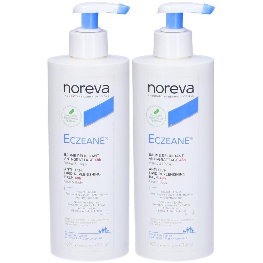 Noreva Eczeane® Balsamo Relipidante Anti-Prurito 48H 2x400 ml