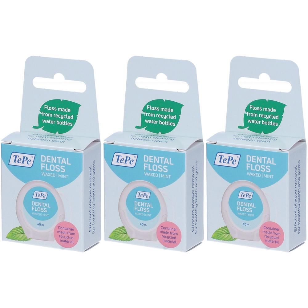 TePe Dental Floss Filo Interdentale Espandibile 40 Metri 3x1 St