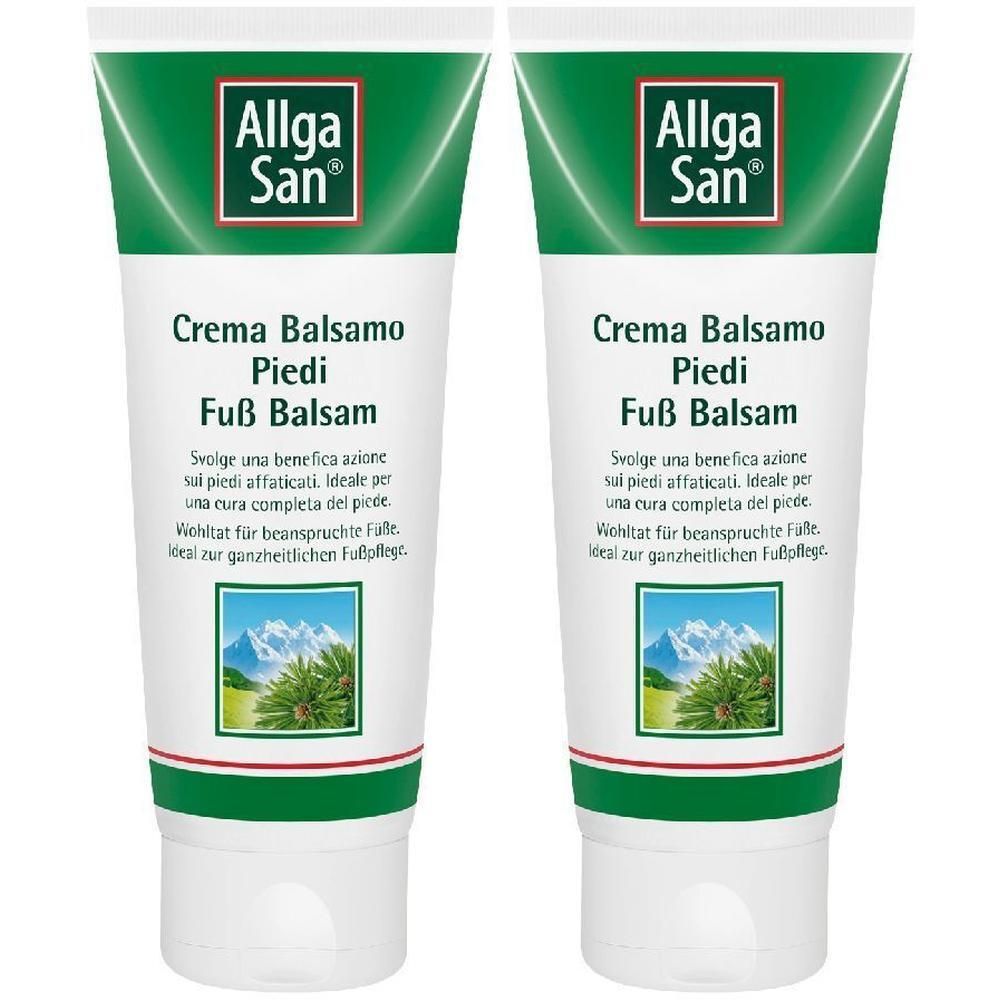 AllgaSan Crema Balsamo Piedi 2x100 ml