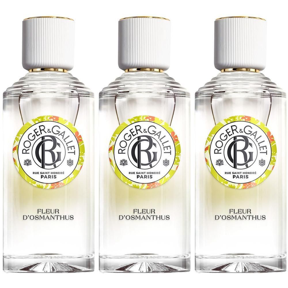 ROGER&GALLET Fleur D'osmanthus - Acqua Profumata Di Benessere 3x100 ml