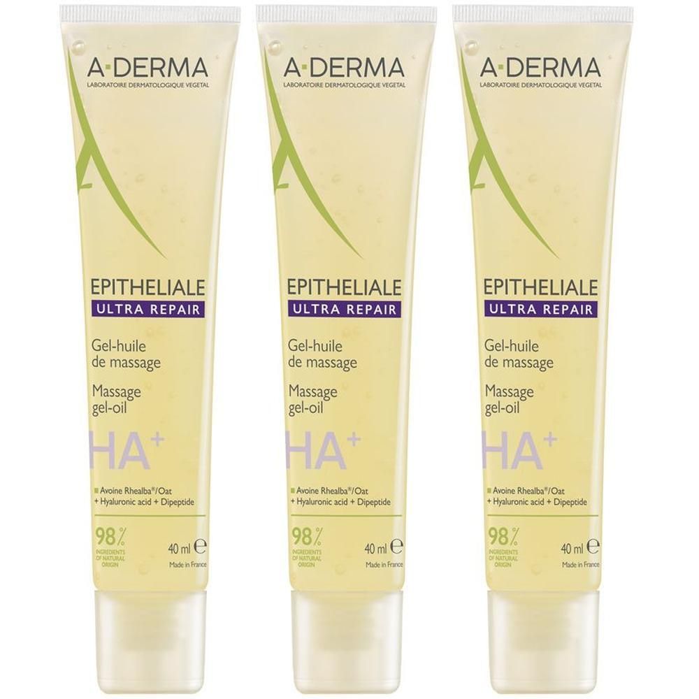 A-Derma Epitheliale Ultra Repair Gel-olio da massaggio anti-segni 40ml