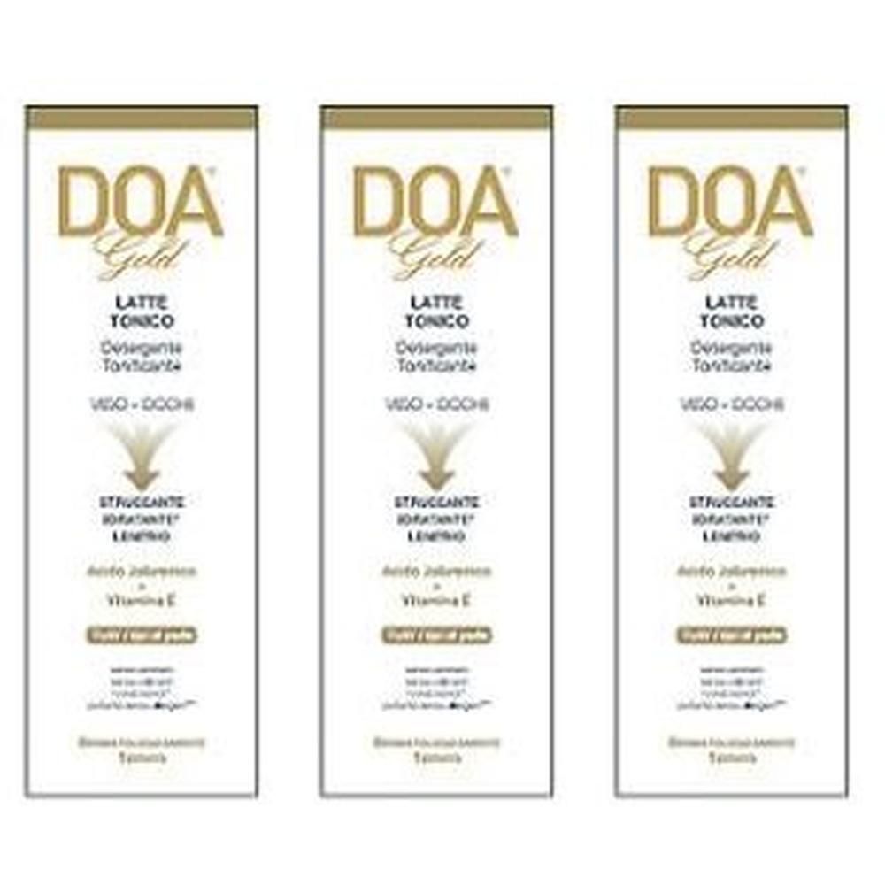 Doa Gold Latte/Tonico Detergente 3x200 ml