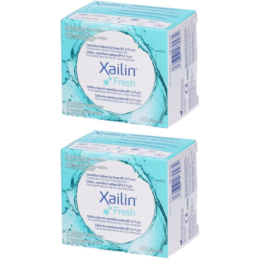 Collirio Xailin Fresh 30 Flaconcini X 0,4 Ml 2x30x0,4 ml Gocce oftalmi