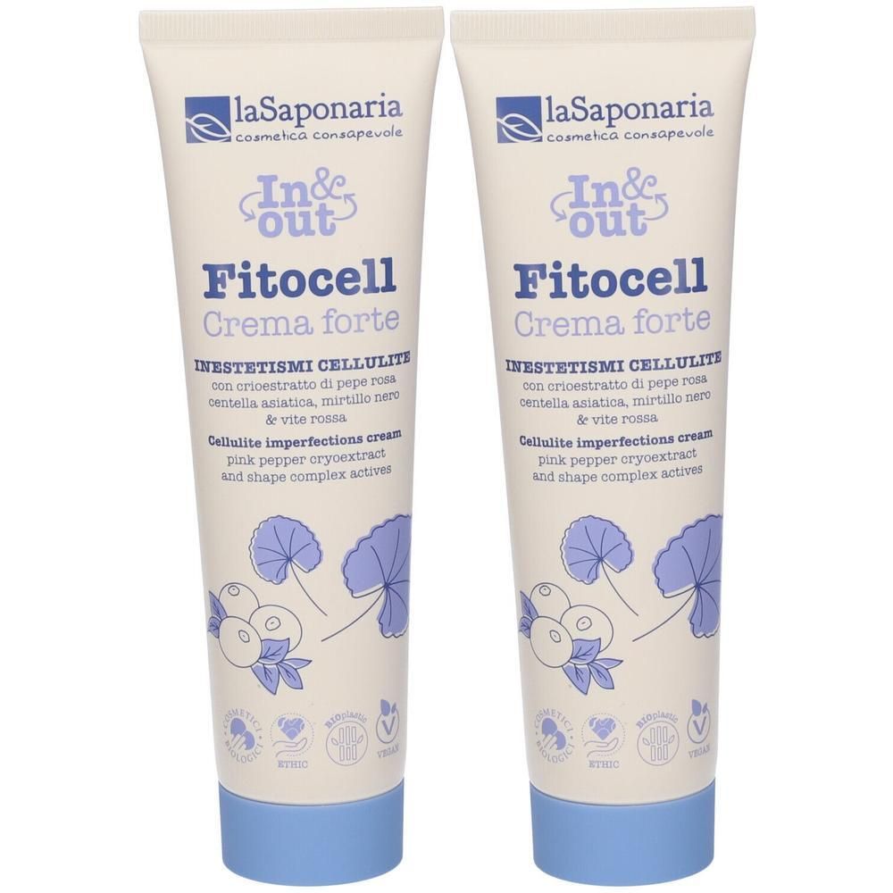 La Saponaria Fitocell - Crema Forte Inestetismi Cellulite 2x150 ml