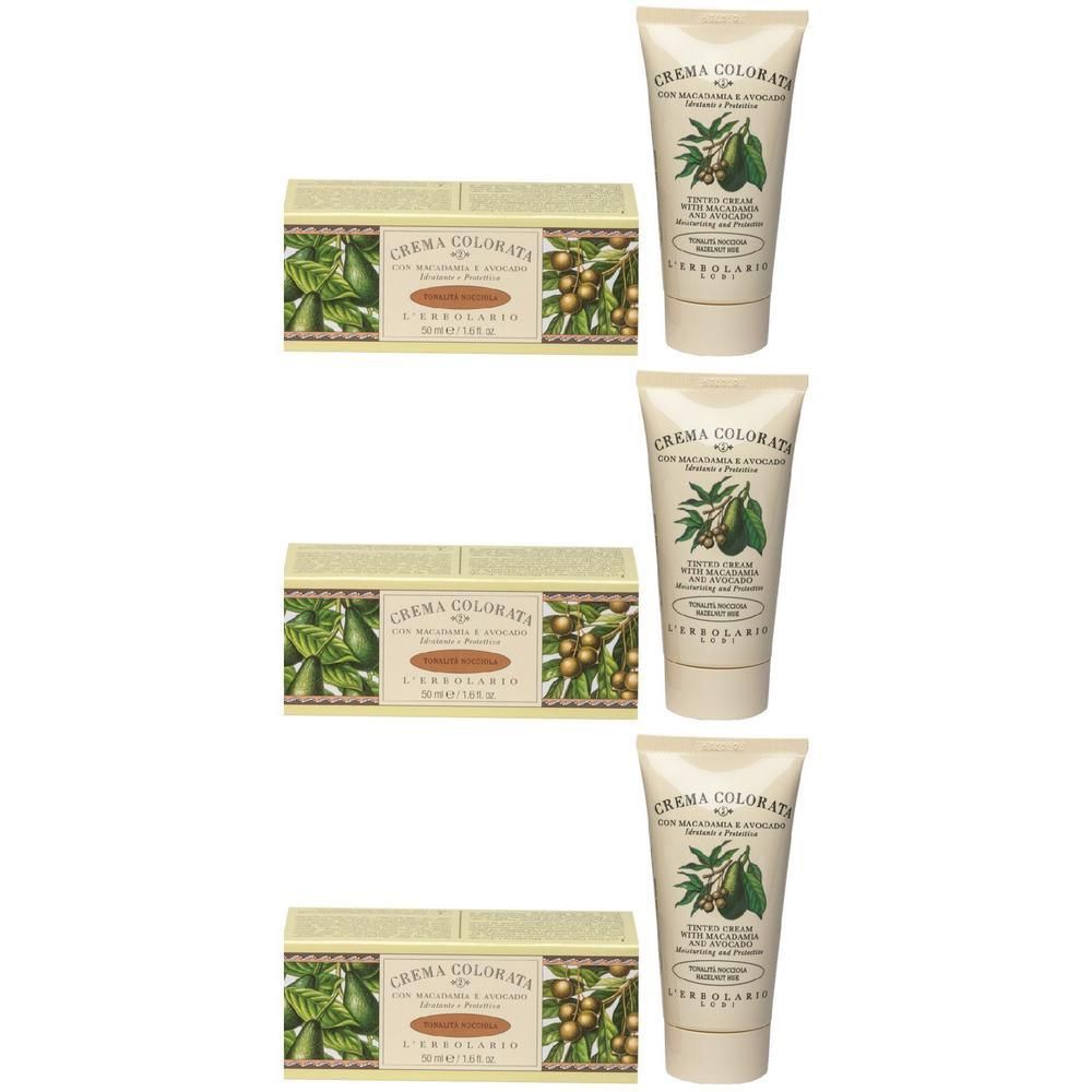 Crema Colorata Macadamia E Avocado 2 Nocciola 50 Ml 3x50 ml