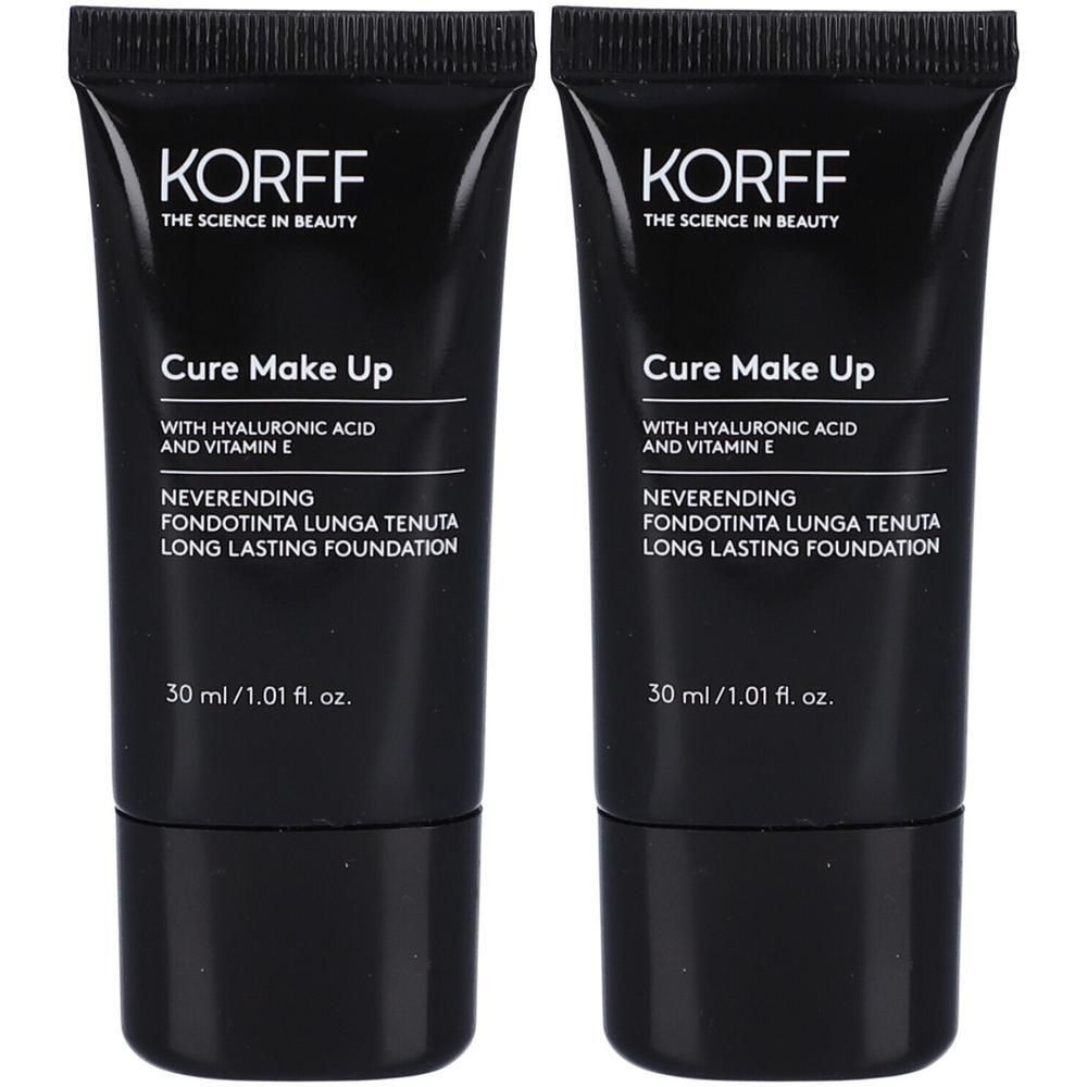 KORFF Cure Make Up Neverending Fondotinta Lunga Tenuta 03 2x30 ml