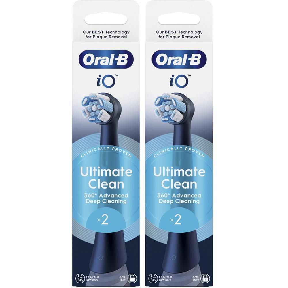 Oralb Power Ricarica Io Ultra Clean Black 2 Pezzi 2x1 St