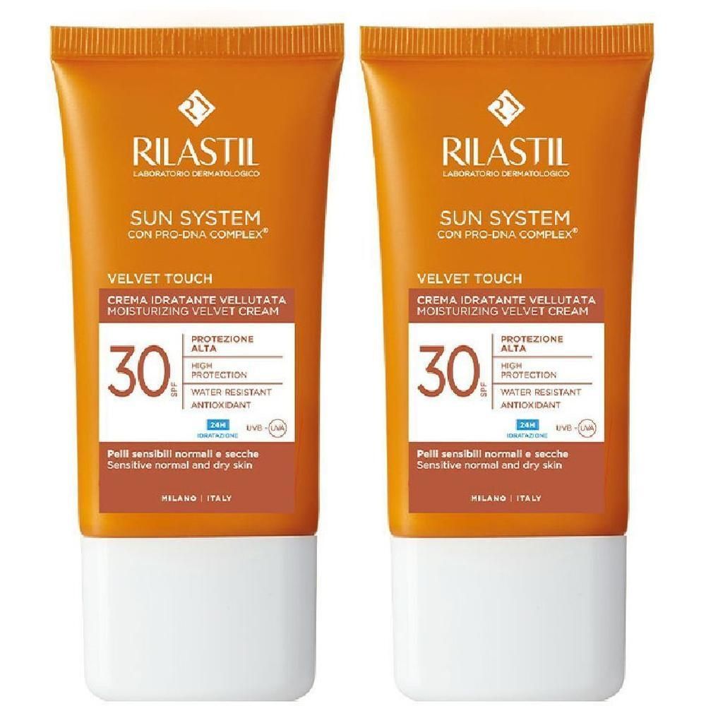 RILASTIL® Sun System Crema Vellutata Spf 30 2x50 ml solare