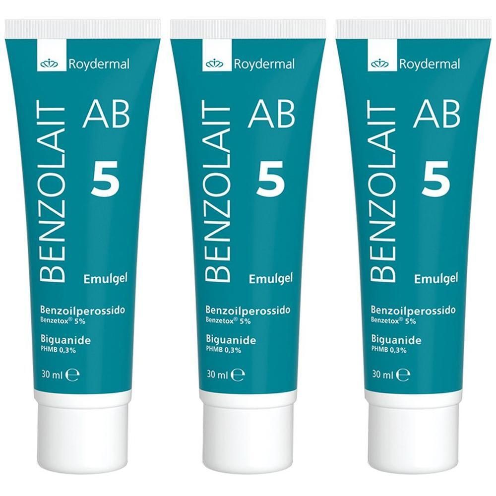 Benzolait Ab5 Emulgel 30 Ml 3x30 ml