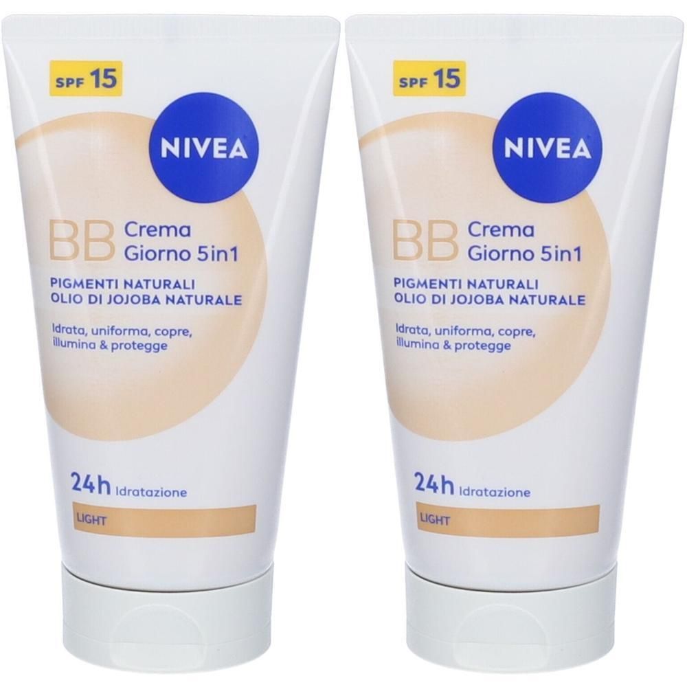 Nivea 5 in 1 BB Cream Super Idratante 24H No Stop Naturale 50 ml, Crem