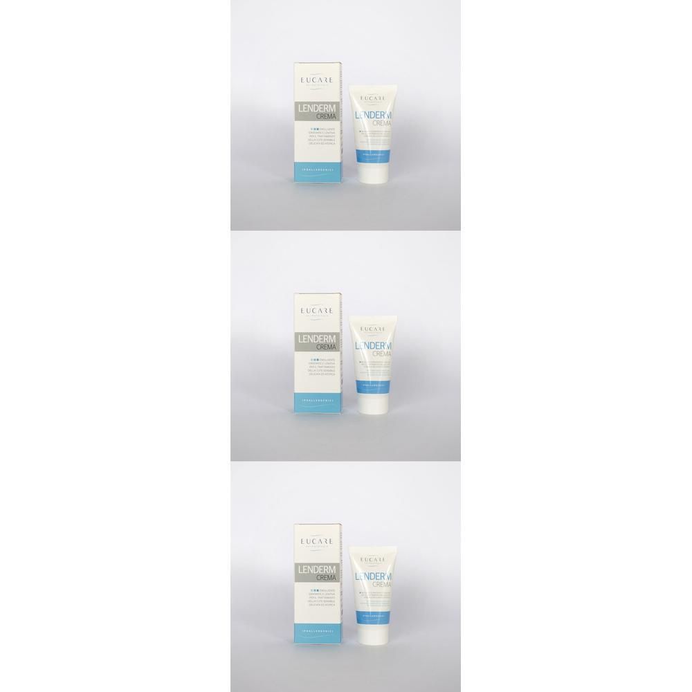 EUCARE Lenderm Crema Emolliente Idratante e Lenitiva 3x50 ml