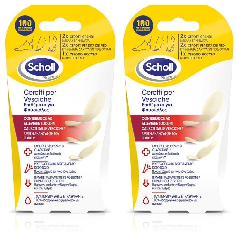 Scholl Cerotti Vesciche Misti 2x6 St