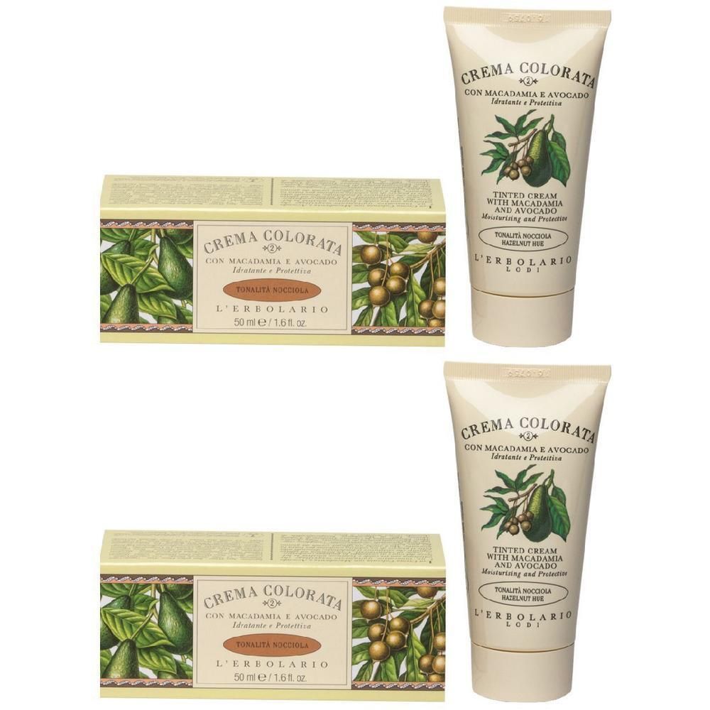 Crema Colorata Macadamia E Avocado 2 Nocciola 50 Ml 2x50 ml