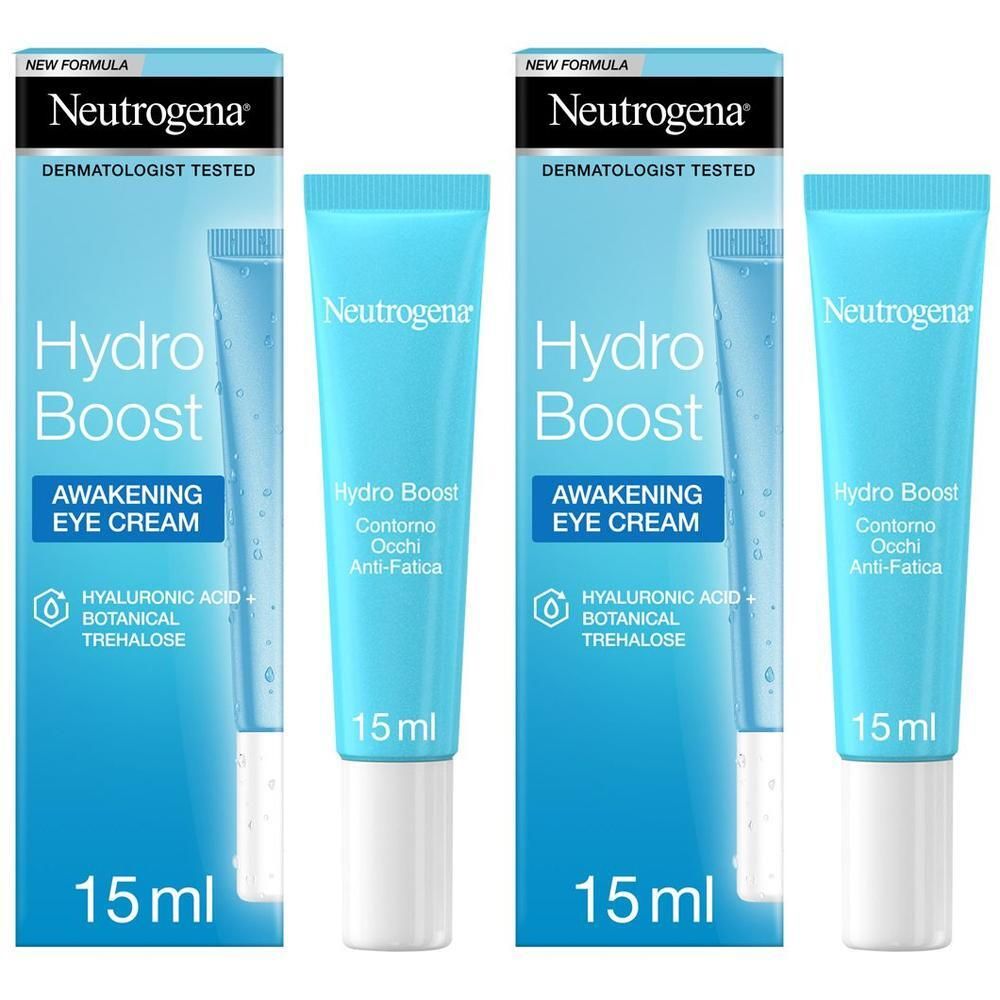 Neutrogena Hydro Boost Contorno Occhi con Acido Ialuronico 2x15 ml Cre
