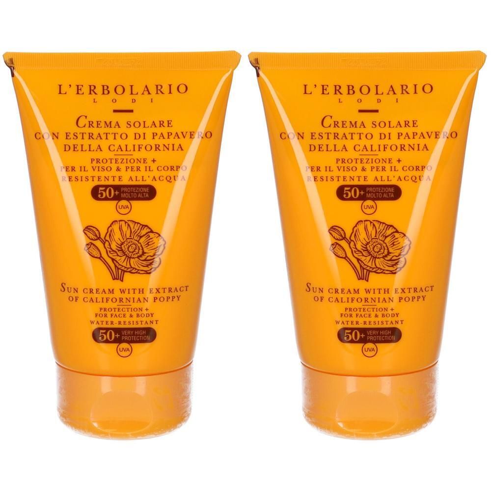 L`Erbolario Crema Solare Viso e Corpo SPF 50+ 2x125 ml