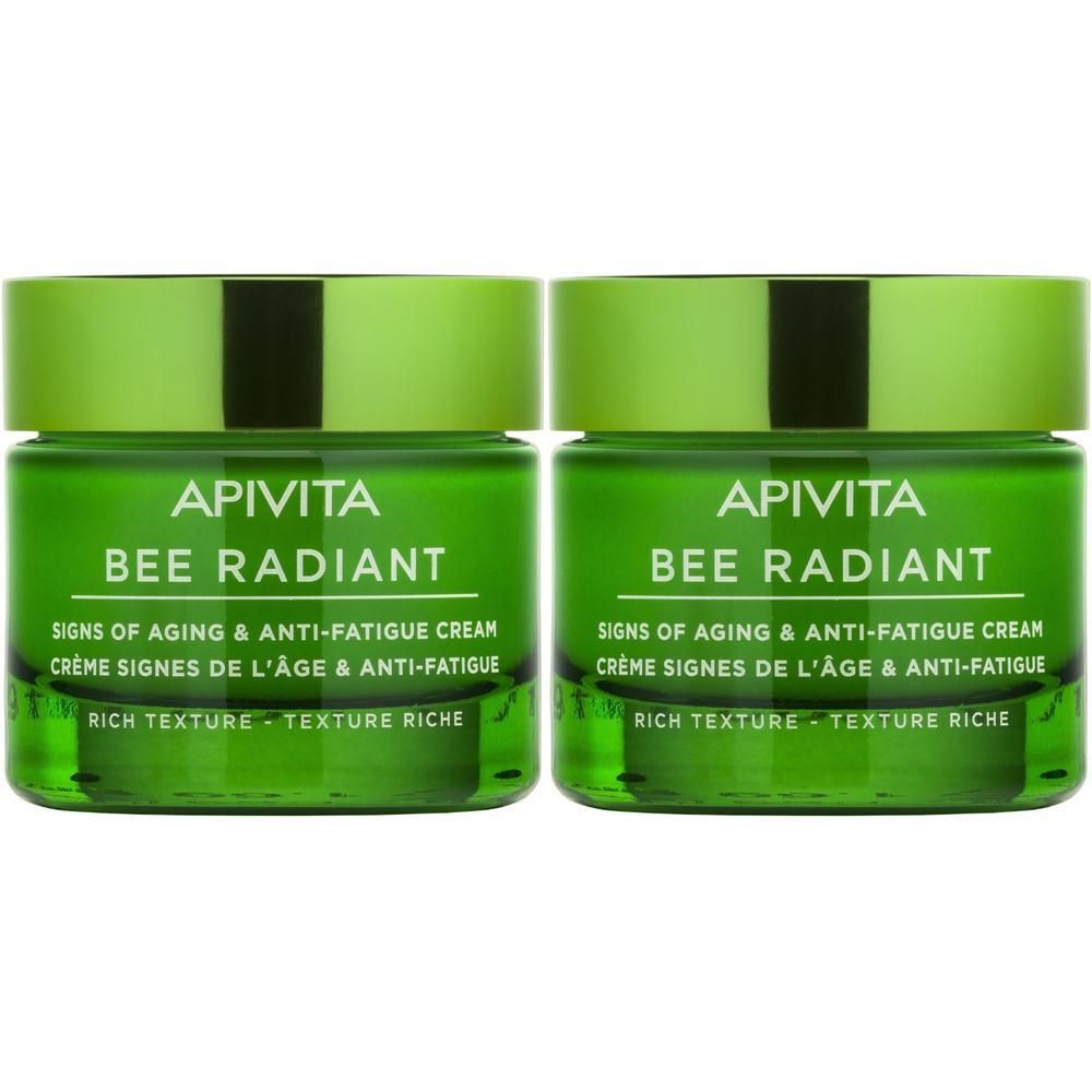 Apivita Bee Radiant Crema viso anti-età e antirughe per pelle luminosa