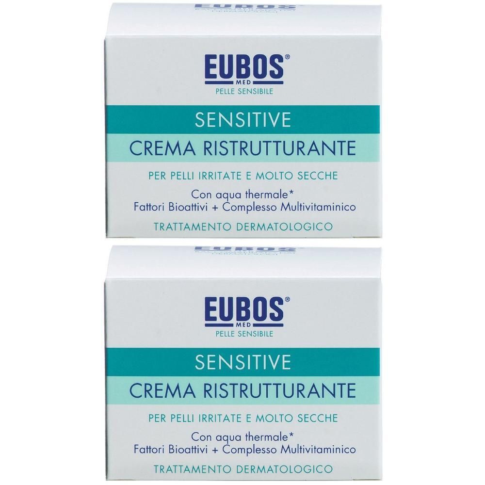 Eubos Crema Ristrutturante Viso 50 Ml 2x50 ml