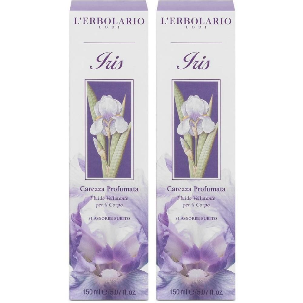 L`Erbolario Carezza Profumata Iris 2x150 ml Lozione per il corpo