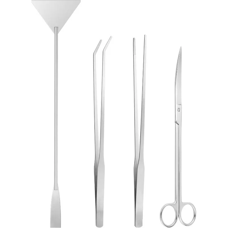 Werkzeuge Aquarium-Set Terrarium-Zubehör Inklusive Langer Pinzette für Terrarien, Algenentferner für Aquarienreinigung Pflanzenpflege Image
