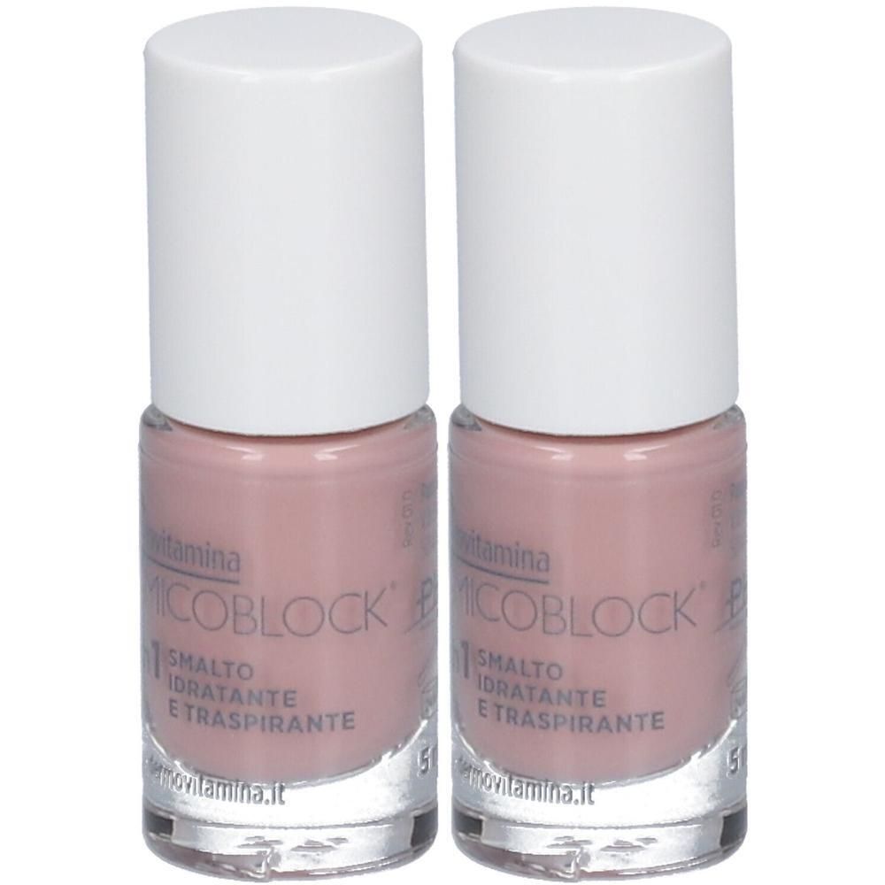 Dermovitamina Micoblock® 3 in 1 Smalto Idratante e Traspirante Nude 2x