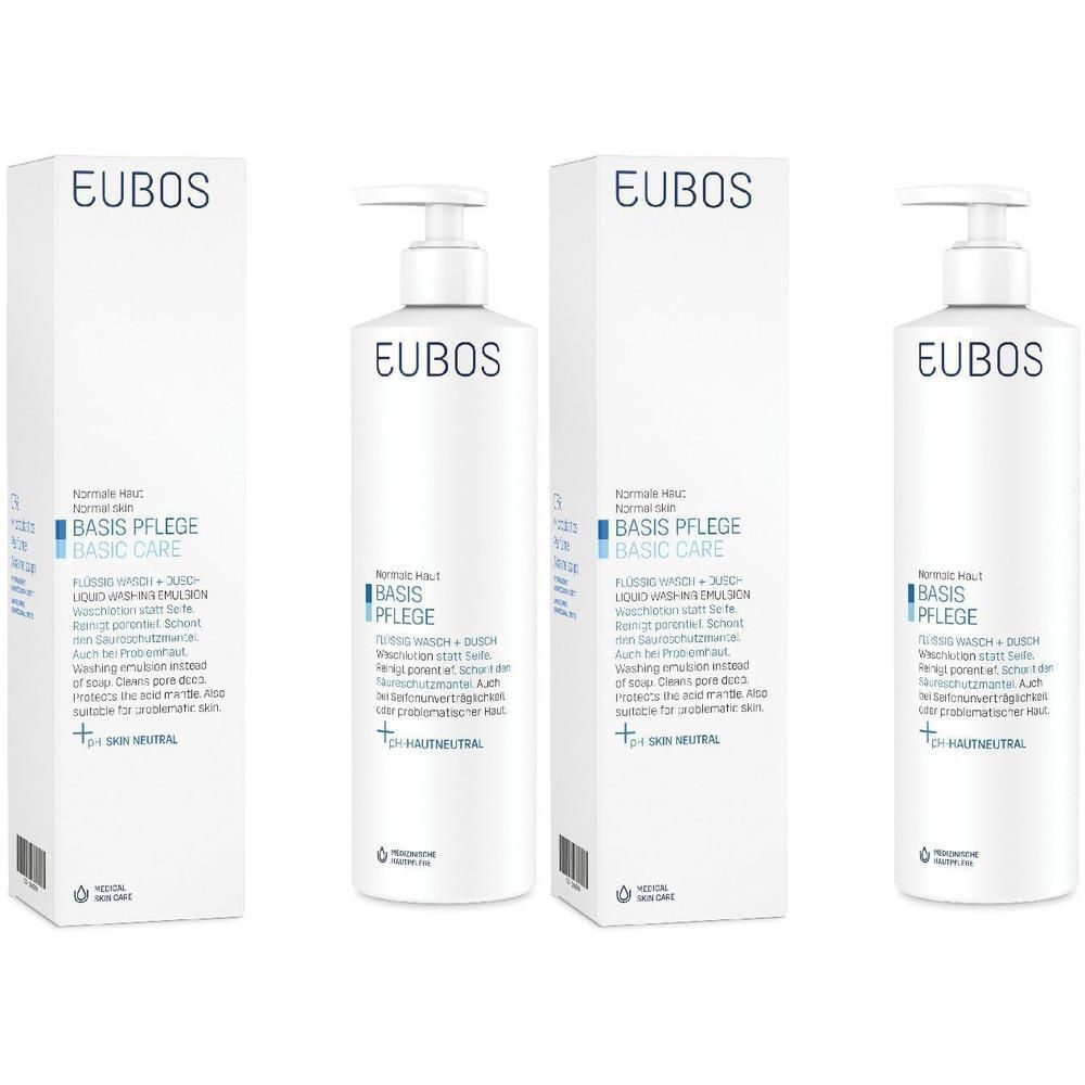 Eubos Detergente Liquido 400 Ml 2x400 ml Sapone liquido