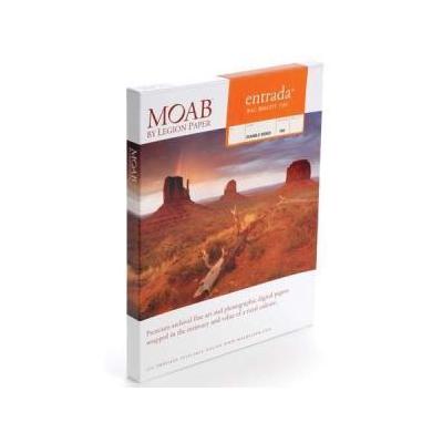 Moab Entrada,Rag Fine Art 2-Side, Bright White Matte Inkjet Paper, 15.5 mil. 190gsm, 13x19 , 25 Shee