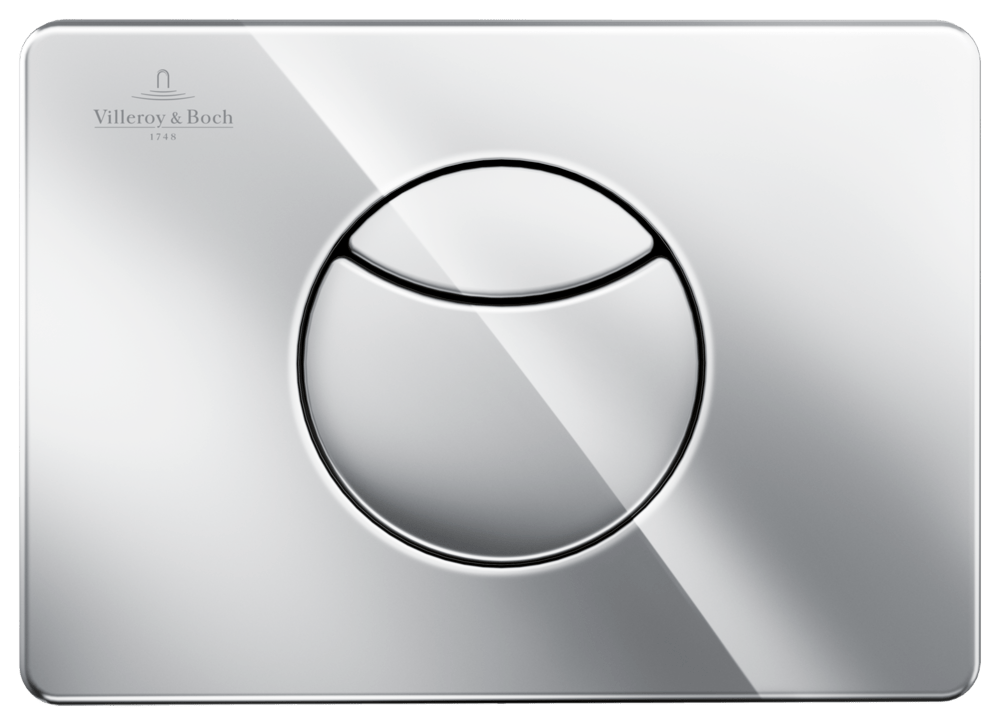 Villeroy & Boch Betätigungsplatte ViConnect 92248561, B:205, H:145, T:54mm, verchromt 92248561 Image
