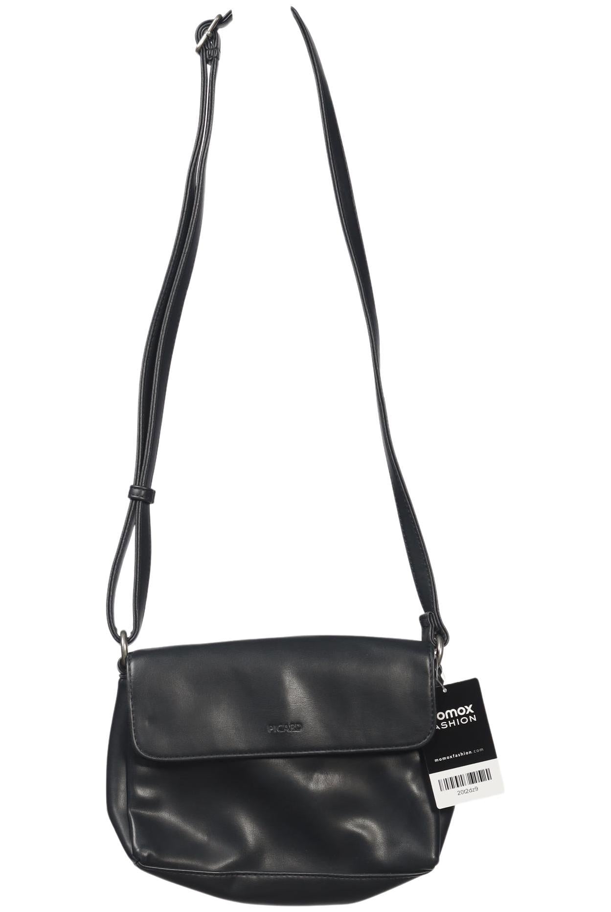 Picard Damen Handtasche klein Leder, Gr. , Schwarz, Leder / kein / Etikett