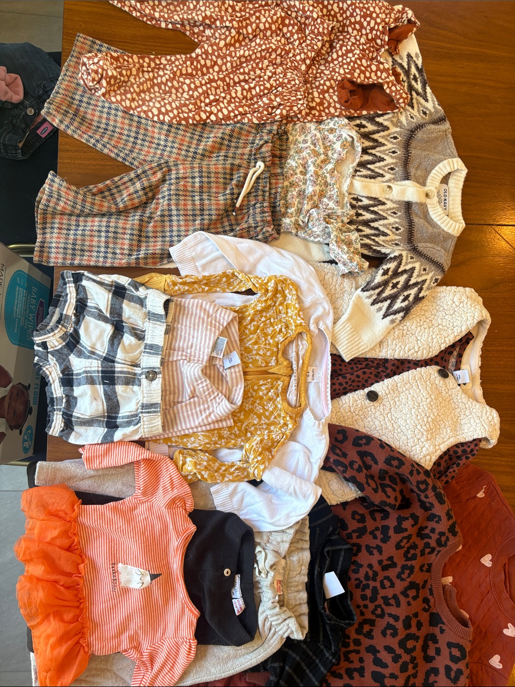 Zara Shirts & Tops | 6-12 Fall Girls Clothing Lot | Color: Orange | Size: 9-12mb