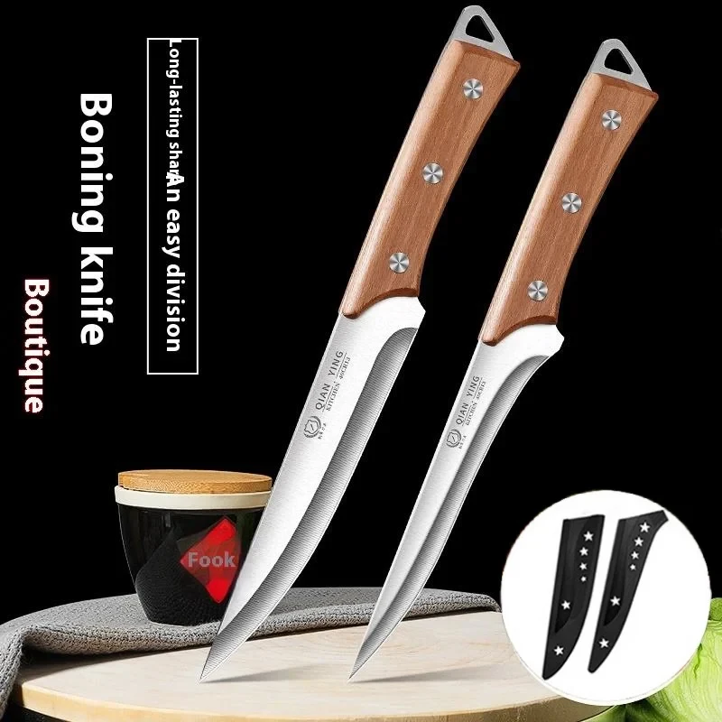 Professionelle Stäbchenmesser und Küchenmesser mit hoher Härte eignen sich zum Schlachten von Schweinen, Rindern und Schafen in der Küche Image