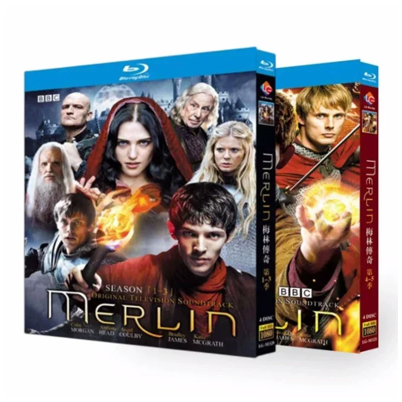 Merlin Staffel 1-5 Blu-ray Disc Image