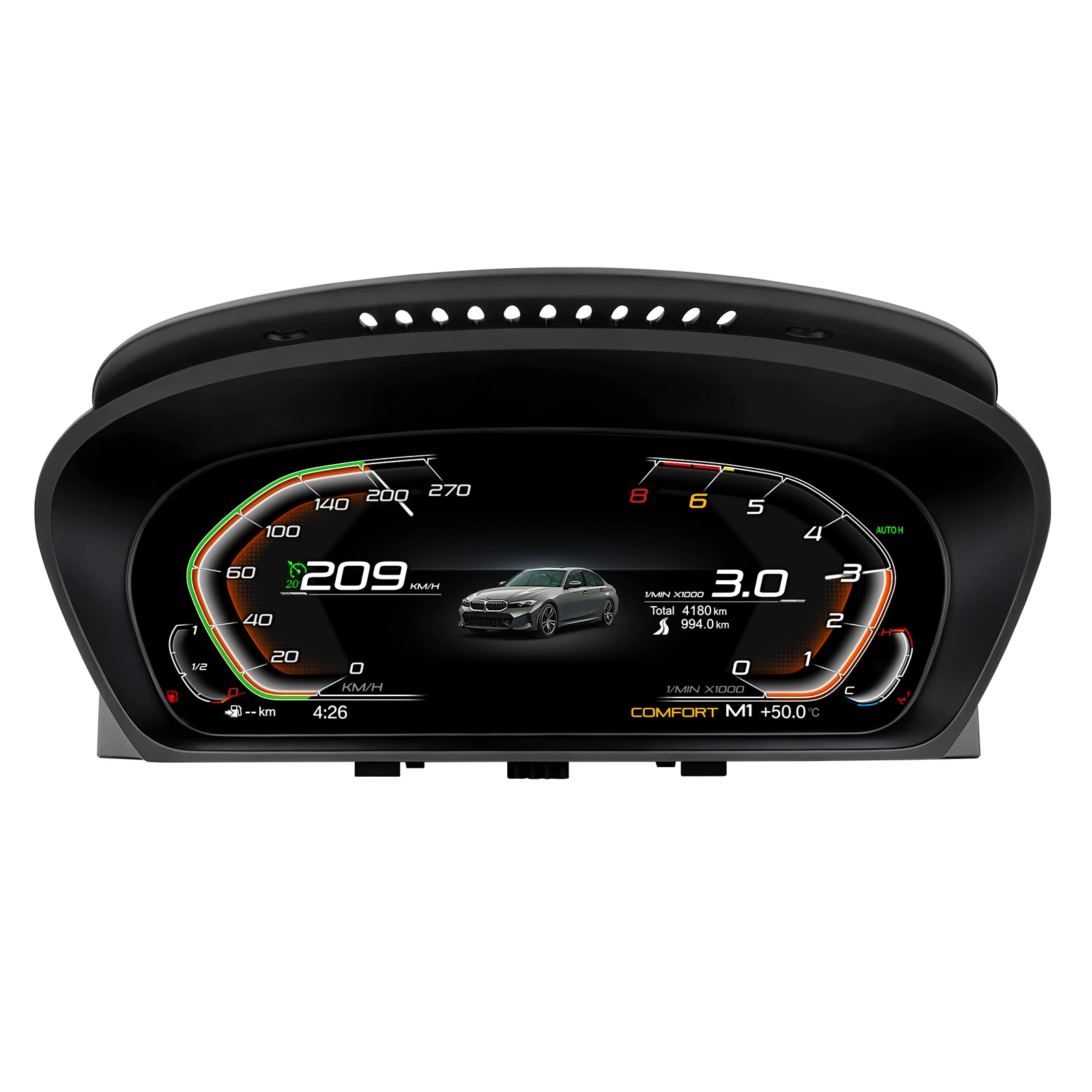 1920*720 Digitales Auto-Instrumentencluster für BMW 5er 6er Serie E60 E61 E63 E64 03-10 X5 X6 LCD-Armaturenbrett Virtuelles Cockpit-Anzeigegerät Image