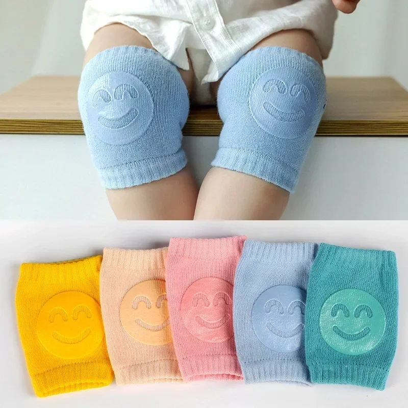 vvocci 100% Baumwolle Kinder-Knieschoner Baby-Schutz Kinder-Sicherheits-Krabbelschutz Baby-Knieschoner Beinwärmer Knieschoner-Zubehör Image