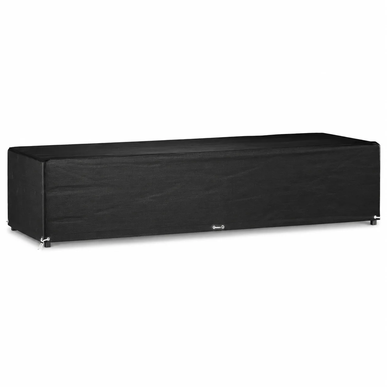 Sonnenliegen-Abdeckung mit 12 Ösen, 205x75x40 cm, Wetterfestes PE-Material, Wasserdicht, Staubdicht, UV-Beständig, für Gartenmöbel-Schutz, Hochbelastbar Image