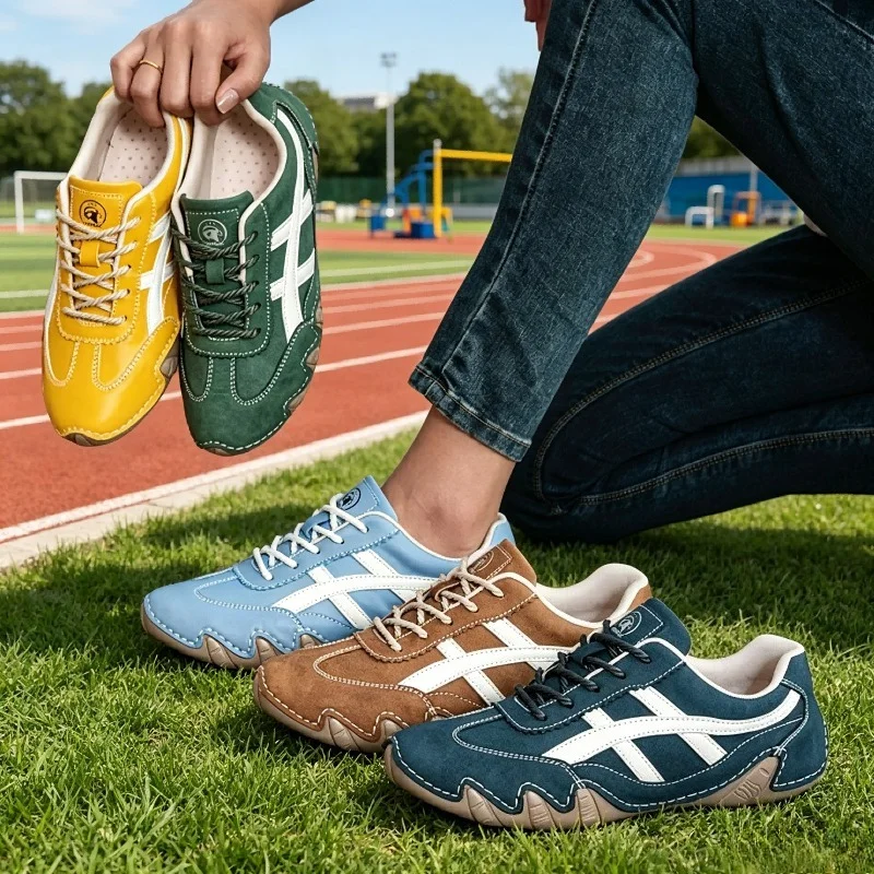 Modische Marken-Sneaker Herren Sportschuhe Damen Laufschuhe Gelbe Casual Sneakers Herren Komfort-Walkingschuhe Flache Trainingsschuhe