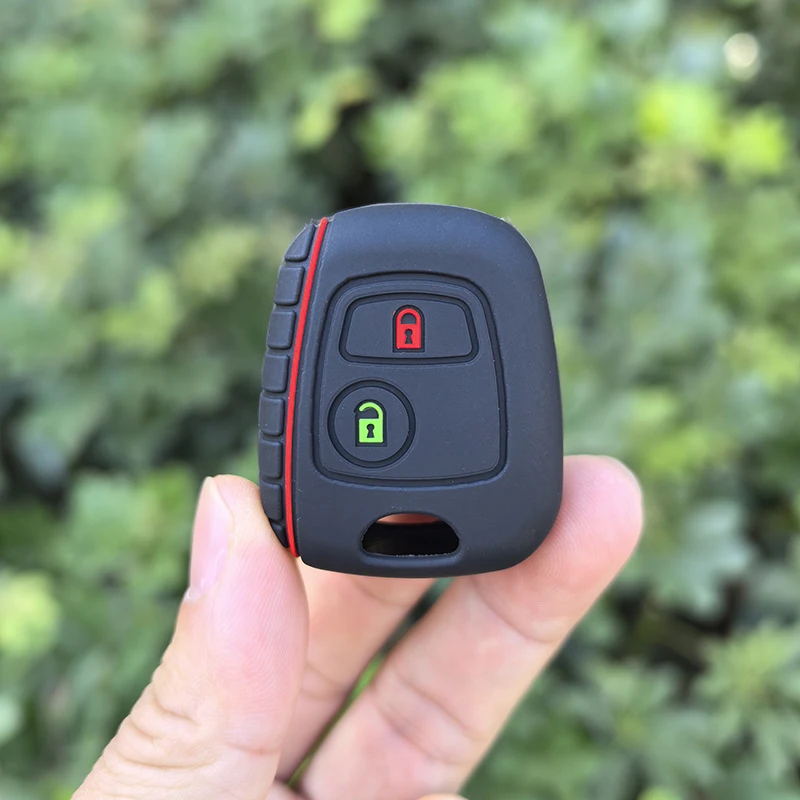 Schlüsselanhänger-Schutzhülle für Peugeot 206 107 207 307 2007 406 und Citroen C3 C1 C2 Berlingo – Schlüsselkapsel und Partner-Schlüsselanhängerhalter Image