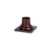 Acclaim Lighting 4.5" H Pier Mount Base in Brown | 4.5 H x 6 W x 6 D in | Wayfair 5999ABZ