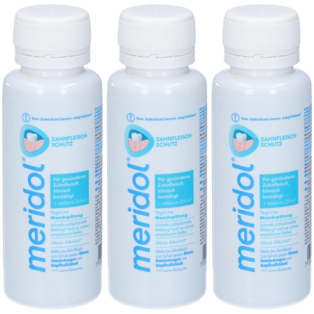 Meridol® Collutorio Protezione Gengive 3x100 ml