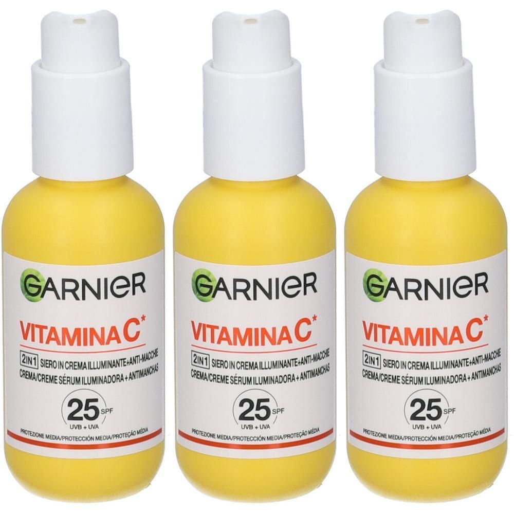 Garnier Siero Crema Vitamina C 3x50 ml