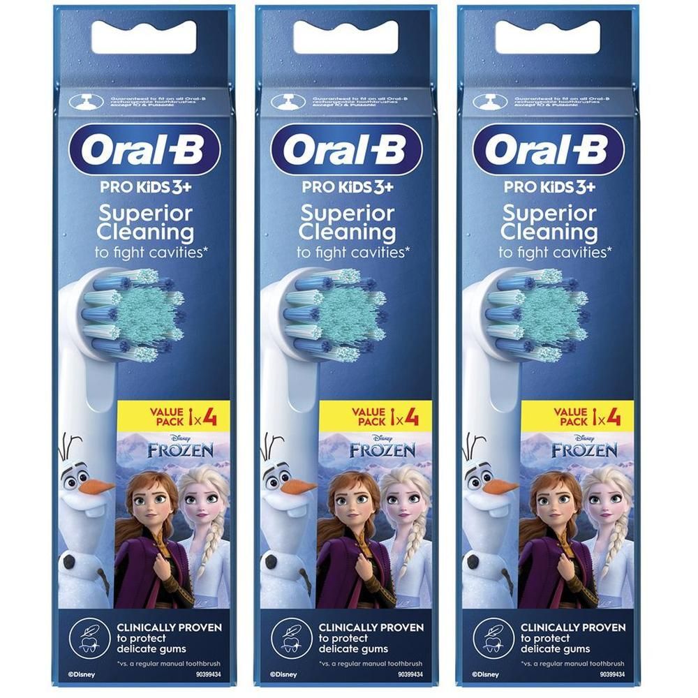 Oral-B Pro Kids3+ Frozen Testine Ricambio 3x4 St