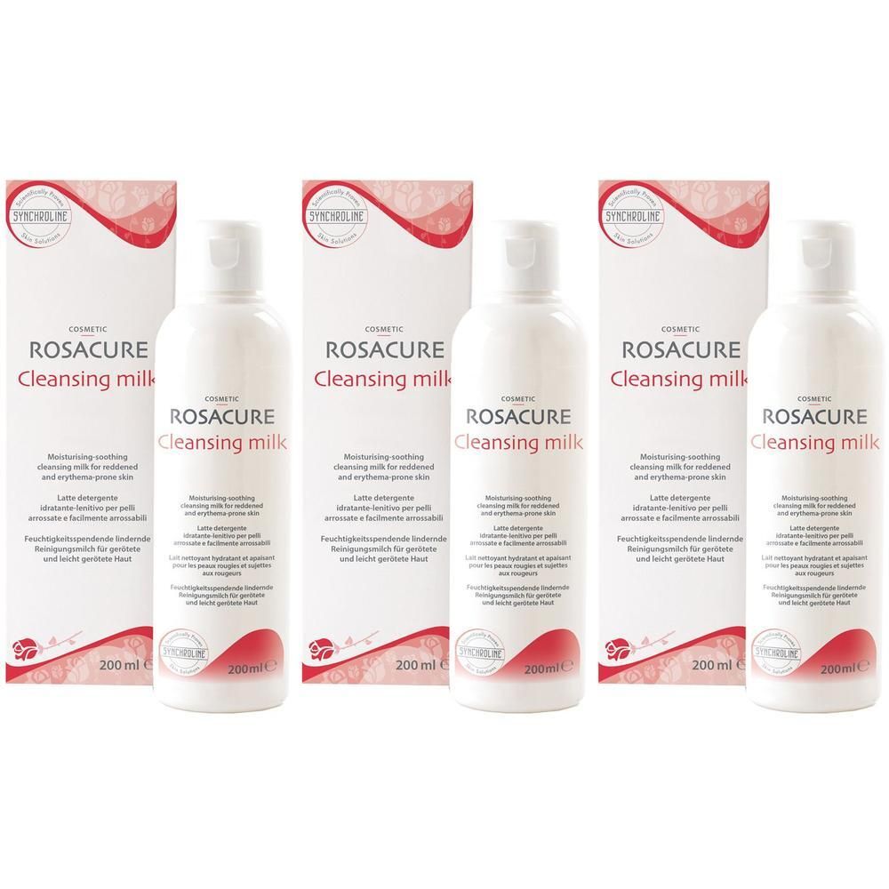 Rosacure Cleansing Milk 200 Ml 3x200 ml
