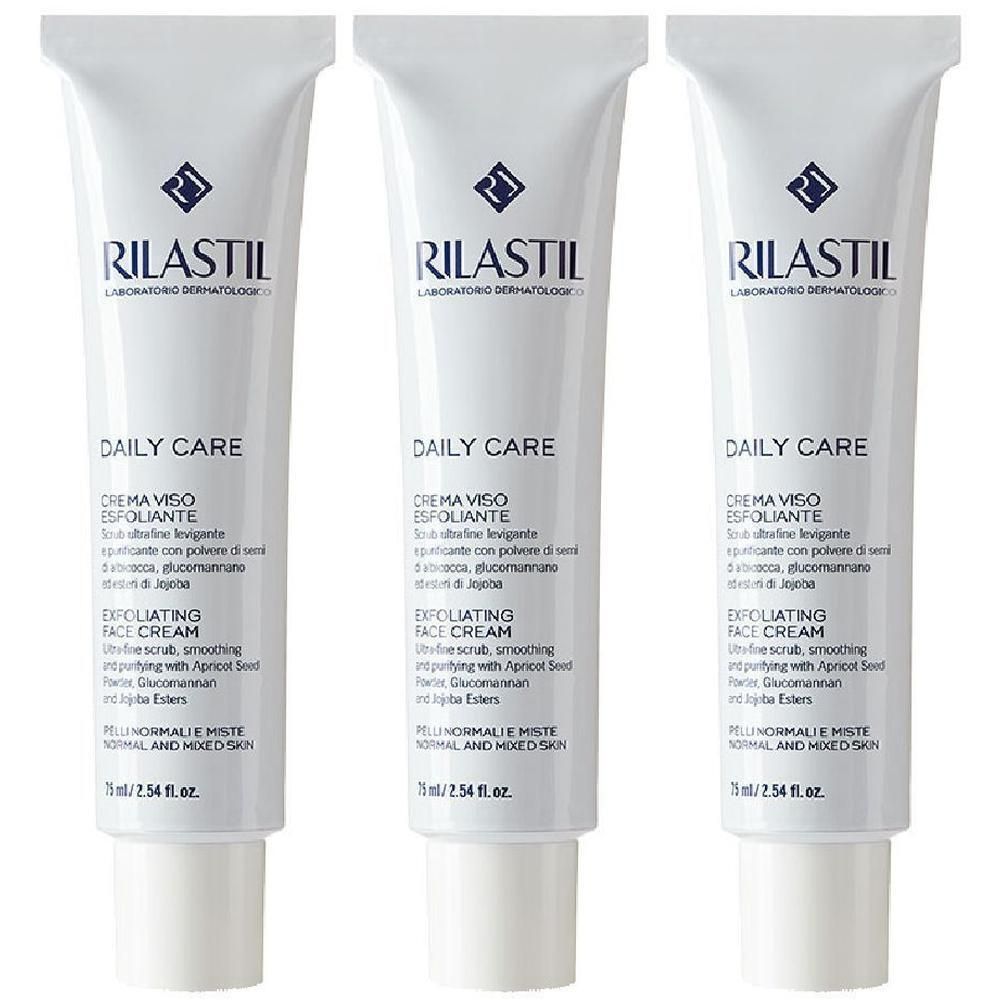 RILASTIL® Daily Care Crema Viso Esfoliante 3x75 ml